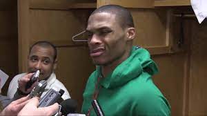 During a media session earlier today, he was asked about the mvp trophy meme. Russell Westbrook What Bro What Are You Talkin About Man