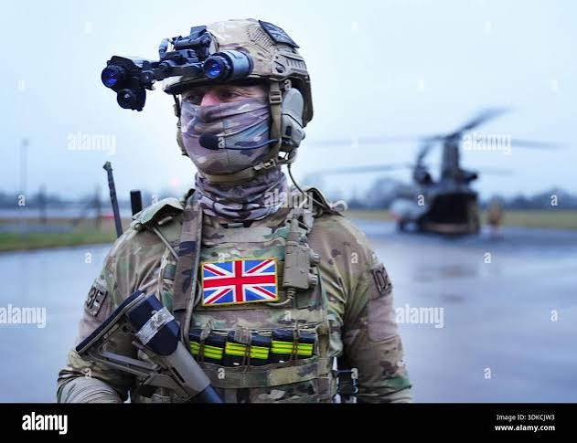Members of the British military at RAF Leeming prepare for Exercise Hyperion Storm, a joint force validation exercise with the UK Special Operations Forces being held at RAF Leeming and the Otterburn