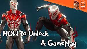 Man, the helmet almost looks like iron man's helmet, but like it's been modded for spidey 2099. Marvel S Spider Man Spider Man 2099 White Suit How To Unlock Gameplay Youtube