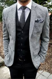 Black Blazer Grey Pants Blue Shirt Lets Dress Up Well Dressed Men Mens Outfits Menswear