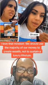 I love that mindset: We should use the majority of our money to create  wealth, not to sustain a luxury lifestyle.