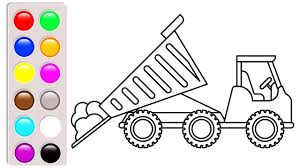 Big Dump Truck Coloring Pages Car And Construction Truck Coloring Book Truck Coloring Pages Cars Coloring Pages Coloring Pages