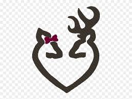 More information on this design. Library Of Buck And Doe Heart Clip Library Stock Png Deer Head Family Silhouette Transparent Png 5516266 Pinclipart