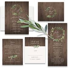 Vineyard Wedding Invitations Lush Greenery Rustic Barn Wood We Ve Start Winery Wedding Invitations Vineyard Wedding Invitations Beach Theme Wedding Invitations