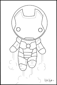 Slender man coloring pages are a fun way for kids of all ages to develop creativity, focus, motor skills and color recognition. Chibi Iron Man Coloring Page By Kitty Stark On Deviantart