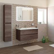 Mobile Bagno Kora Rovere Scuro L 101 Cm Prezzo Online Leroy Merlin Mobile Bagno Bagno Bagno Con Doccia
