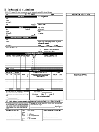 The bill of lading must clearly indicate the terms agreed to by the parties. Bill Of Lading Standard Fill Online Printable Fillable Blank Pdffiller