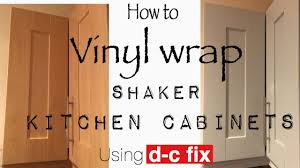 vinyl wrap kitchen cabinet doors using