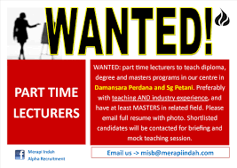 Sungai petani does not follow daylight saving time. Wanted Part Time Lecturers In Damansara Perdana And Sungai Petani Misb Alpha Recruitment