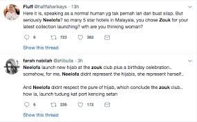 Tapi di tema video panas jilbab ini lebih ke indonesia ya guys, jadi kaian yang suka video panas bertemakan cewek cewek berjilbab langsung pilih tema ini free hot clip hd, vr, hots movies,clip tube. Neelofa Launches Her Latest Hijab Line At Zouk Kl To Netizen Ire Not Everyone Likes Edm Coconuts Kl