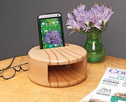 Here are some diy solutions on how to make a makeshift phone speaker. Smartphone Amplifier Woodworking Plans Woodworking News