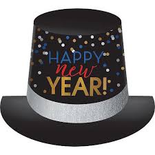 Happy New Year Top Hat New Year S Eve Hats Happy New Year Online Party Supplies
