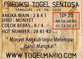 Prediksi Togel Sentosa 24 Juni 2020 Sydney Tanggal Anjing