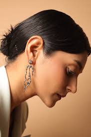 Buy Serpenti Black Earrings by ANATINA at Ogaan Online Shopping Site