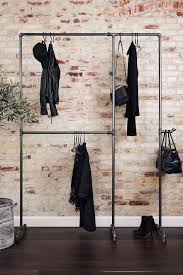 Rackbuddy Wild Bill Elliot Portant A Vetements Double Barre Supports A Vetements Meubles En Tuyau Etagere En Tuyau