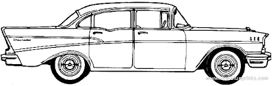 1957 chevrolet belair hardtop coupe at a local car show. Coloring Pages Of A 1957 Chevy