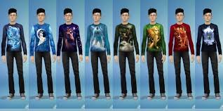 Earning back 4 blood's outfits; The Sims 4 Cc Clothing Mod Set Package Free Download