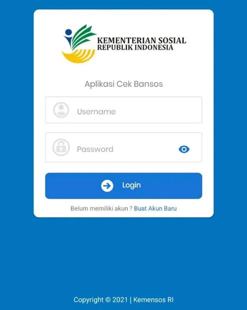 Aplikasi resmi Cek Bansos Kemensos, buatan AI
