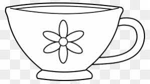 All these santa coloring pages are free and can be printed in seconds from your computer. Tea Cup Coloring Page Free Transparent Png Clipart Images Download