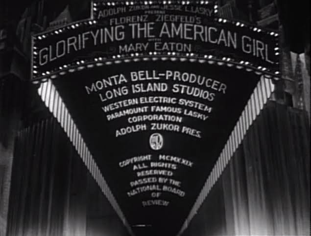 Mill Creek Musings: Glorifying the American Girl (1929) – The Motion  Pictures