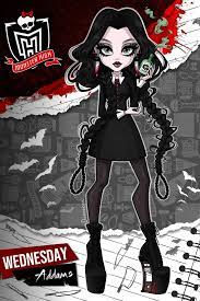 Monster High Wednesday Addams Poster 24x36 inches | eBay