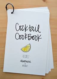Binder Rings For Cook Books Cocktail Recipe Book Cocktail Book Design Cookbook Design