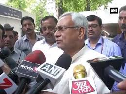 Image result for nitish kumar in river