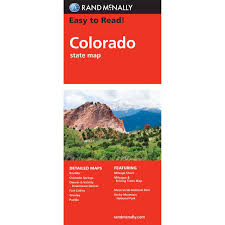 Colorado Easy To Read Folding Travel Map