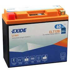 elt12b exide li ion lithium motorbike battery replaces yt12b bs yt14b bs yb16al a2