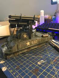 Wip Italeri 1 35 M4a3 Sherman With Calliope Modelmakers