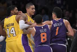 Devin booker was selected as the 13th overall pick by the phoenix suns in the first round of the engagement: Devin Booker S 33 Points Power Suns Past Lakers 122 113