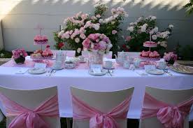 Add candles or tea lights to create ambiance. Pink Table Runner V Cute Touch Childrens Tea Party Kids Tea Party Tea Party Setting