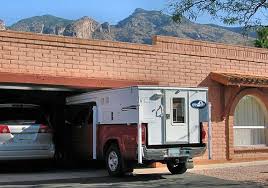 If you've been looking for a camper in which a whole family can sleep and that still has room for a bathroom, don't overlook the jay sport by jayco. How To Fit A Truck Camper In A Standard Garage