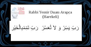 Rabbi yеssir olarak bilinen aslında fatiha suredisidir. Rabbi Yessir Duasi Turkce Arapca Harekeli Netbilen Haber