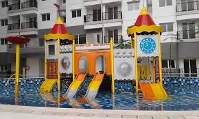 Fasilitas Kolam Renang Anak Di Apartemen Signature Park Grande Sewa Harian Apartemen 1br Furnished Wifi Hanya 350rb Fun Slide Fun Jakarta