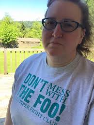 My friend lost her fight today so I'm wearing her shirt in memory of her  smiles and her joy of life. We weren't close after high school but I still  will never