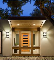 Torcia wall sconce with fabric shade, polished chrome by linea di liara (43) $50$64. Contemporary Exterior Wall Sconce Lighting Contemporary Austin By Lightcrafters Inc Houzz