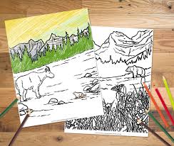 National park coloring page, glacier, montana, national park, landscape, animal, plant, wildflower, coloring page, printable jenracinecoloring 5 out of 5 stars (125) $ 1.79. Coloring Books