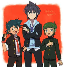 Ash Ketchum Sawyer And Alain I Give Good Credit To Whoever Made This Pokemon Heroes Pokemon Kalos Pokemon Characters