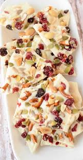 White Chocolate Holiday Bark Recipe