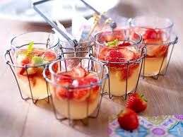 Erdbeer Rhabarber Bowle Rezept Lecker Erdbeer Rhabarber Lecker Rhabarber