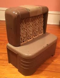 Vintage Art Deco Martin Lp Gas Space Heater Tulip Pattern Ceramic Grates Bricks Vintage Art Deco Vintage Items Vintage