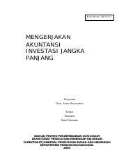Pada tanggal 5 maret 2001, pt merapi membeli 5.000 lembar saham pt muria dengan harga rp 14,00 per lembar sebagai investasi jangka panjang. 2 Obligasi Kurang Beresiko Karena Ada Janji Dari Emiten Untuk Membayar Kembali Course Hero