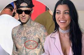 Travis barker — where were you 02:27. Travis Barker Gets Girlfriend Kourtney Kardashian S Name Tattooed By His Heart Mirror Online