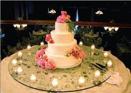 Diy Glass Cake Stand Weddingbee Do It Yourself Diy Wedding Cake Stand Wedding Cake Stands Wedding Cake Table