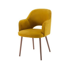 Fauteuil Met Bekleding Van Mosterdgeel Velours Maisons Du Monde Fauteuil Velours Fauteuil Jaune Chaise Maison Du Monde