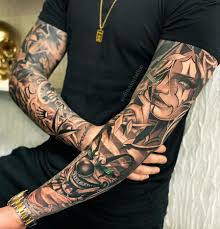 Popular half sleeve tattoo design ideas. The Best Sleeve Tattoos Of All Time Thetatt