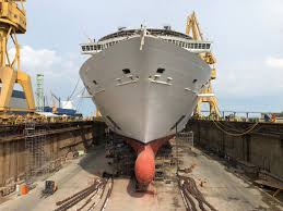 A collapsed crane has reportedly left a gaping hole in russia's sole aircraft carrier following the sinking of a floating dry dock. Royal Caribbean Releases Mariner Of The Seas Upgrade Photo Update Royal Caribbean Blog