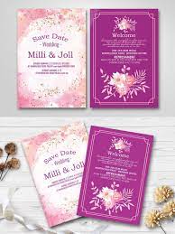 Two Sided Wedding Invitation Card Wedding Invitation Cards Wedding Invitations Wedding Invitation Format