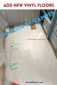 Steven whalen on march 18, 2018 at 7:04 am. How To Lay New Floors In Your Camper Easy Colorful Designer